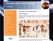 Tablet Screenshot of absolutezeroviola4.com